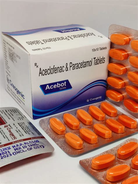 aceclofenac paracetamol dosage Archives - Creogenic Pharma