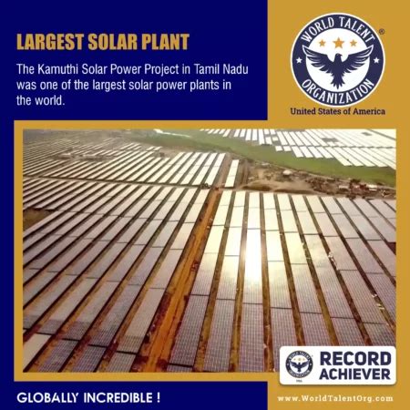 The Kamuthi Solar Power Project: Largest Solar Power Plant in World