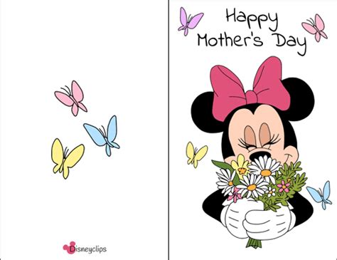 Printable Disney Mother's Day Cards | Disneyclips.com