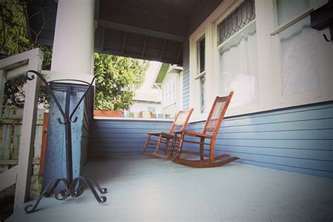 Rocking Chairs On Deck Free Stock Photo - Public Domain Pictures