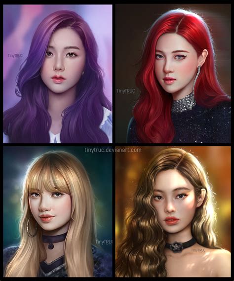 lackPink fanart - Jisoo, Rose, Lisa, Jennie | Behance :: Behance