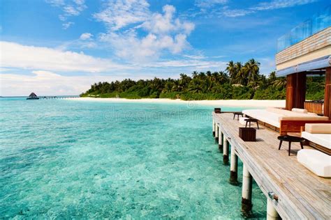 Beautiful Tropical Beach at Maldives Stock Photo - Image of perfect, beautiful: 178603520