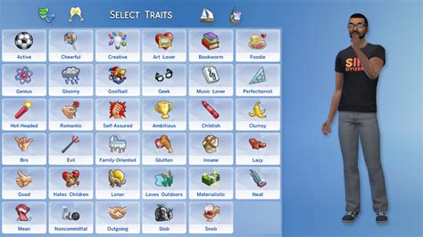 Personality, Traits, Genetics in The Sims 4 CAS Demo – simcitizens