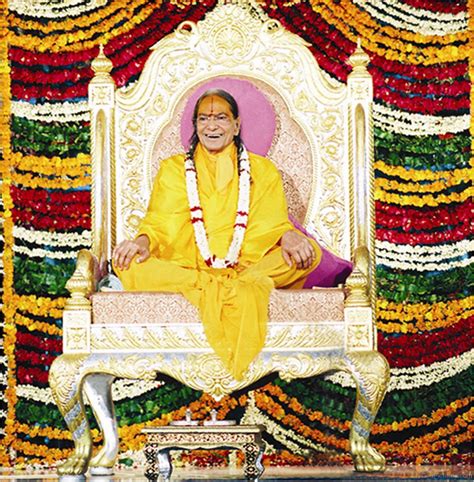 Kripalu Maharaj Ji Sitting On His Seat