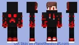 red creeper hoodie Minecraft Skin