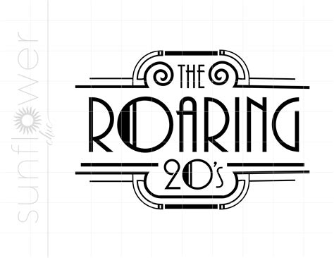 Roaring 20's Svg Roaring Twenties Svg Cut Files Art - Etsy Canada