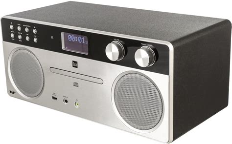 DAB+ CD-Radio Dual DAB 555 AUX, Bluetooth®, CD, DAB+, UKW, USB Silber kaufen