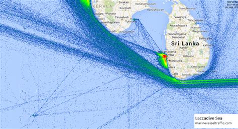 LACCADIVE SEA MARINE TRAFFIC | Marine traffic, Marine, Traffic