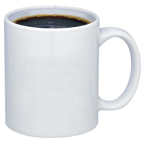 Promotional 11 oz. Budget White Ceramic Coffee Mug | Customized 11 oz. Budget White Ceramic ...