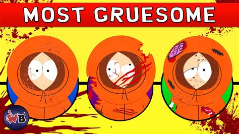 South Park Kenny Deaths: Gruesome to Most Gruesome 💀 - YouTube