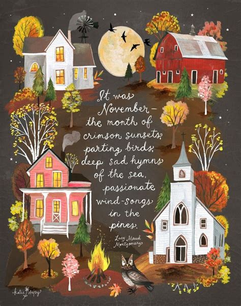 November Art Print - Etsy | Art prints, Fall halloween, Art