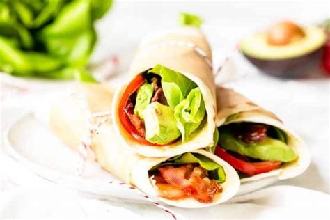 How to make BLT Wrap {easy recipe} - The Tortilla Channel