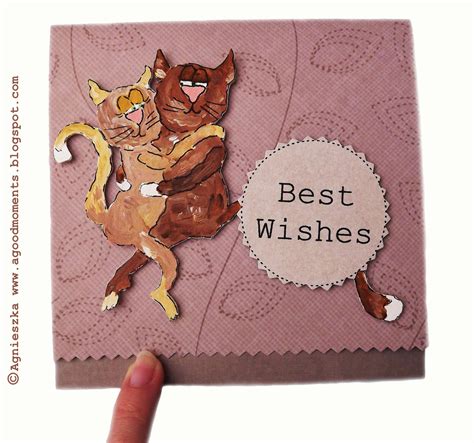 good moments: Best Wishes Cats Card / Wszystkiego Najlepszego Kartka z ...