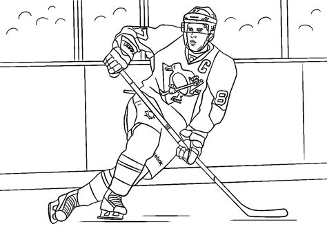 Jonathan Toews Coloring Page - Free Printable Coloring Pages for Kids