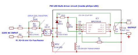 9W Led Bulb Driver Circuit | 7W LED Driver Circuit | LED Driver