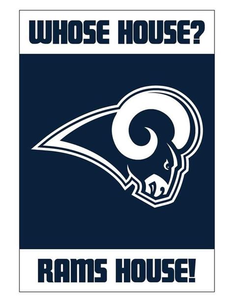 Rams House | Rams football, La rams football, La rams