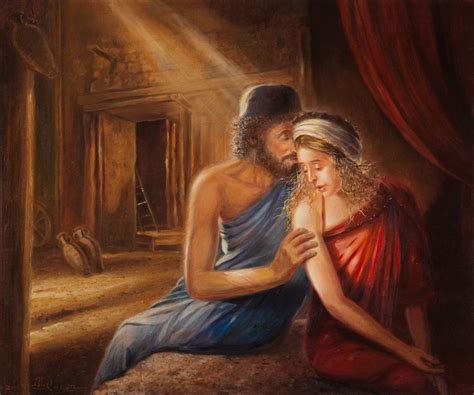 Jewish Painting: A Bible love story between Jacob and Rachel | Jacob and rachel, Bible love, Bible