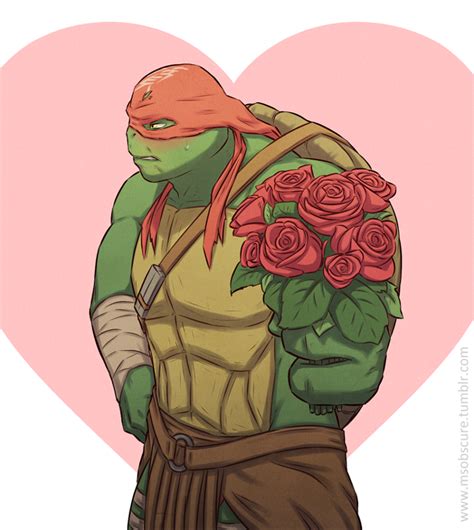 Happy Valentines Day by MsObscure on DeviantArt Ninja Turtle Drawing, Tmnt Swag, Raphael Tmnt ...