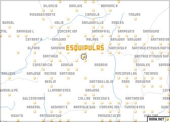 Esquipulas (Costa Rica) map - nona.net