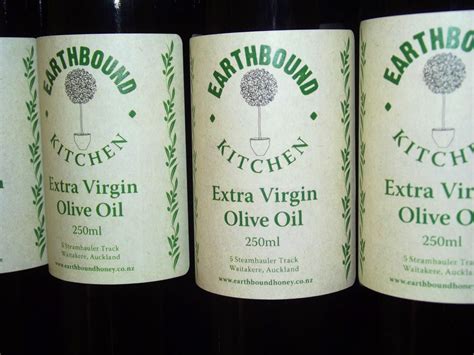 Earthbound NZ Virgin Olive Oil, New Zealand, Wine Bottle