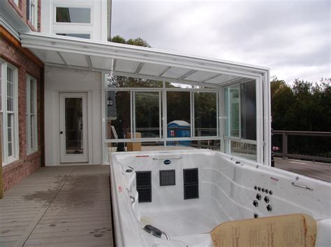 Glass Swim Spa Enclosures Manufactured by Roll-A-CoverAmerica's Leading Custom Manufacturer of ...