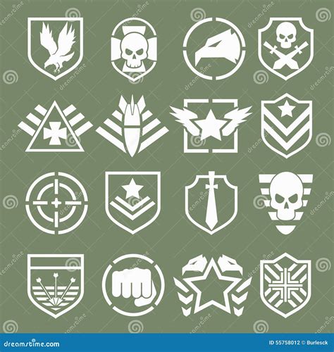 Military Logos Of Special Forces Vector Illustration | CartoonDealer ...