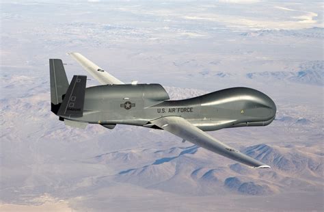 Which US Aerospace Company Manufactured Global Hawk Surveillance Drone