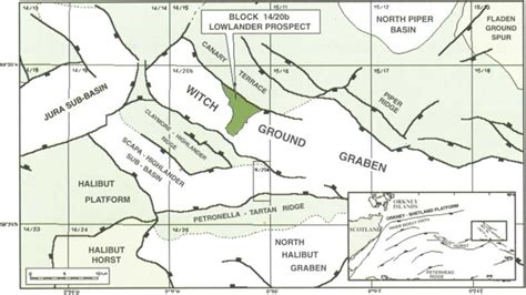 General map of the Outer Moray Firth showing the main structural ...