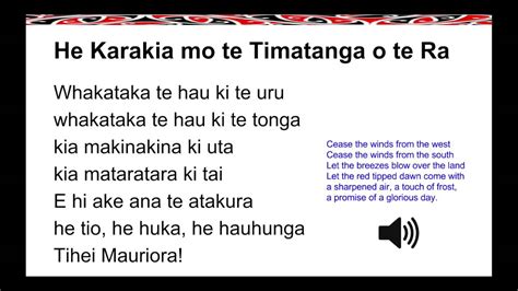 Whakataka Te Hau Karakia A4 Display Poster Teacher Made – Otosection