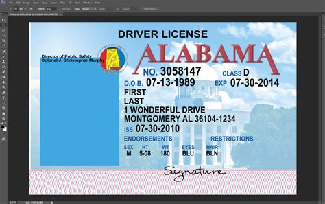 california drivers license generator » Free PSD Template