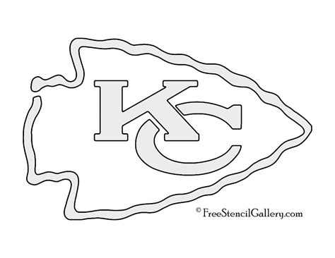 NFL Kansas City Chiefs Stencil | Free Stencil Gallery