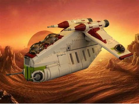 LEGO MOC Republic Gunship by JBB_777 | Rebrickable - Build with LEGO