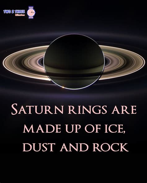 Saturn rings facts | Space facts, Saturn, Space unit