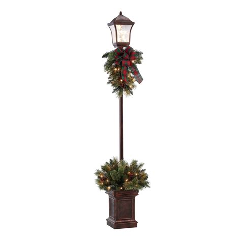 Holiday Time Pre-Lit Victorian Lamp Post, 6', Clear Lights - Walmart.com
