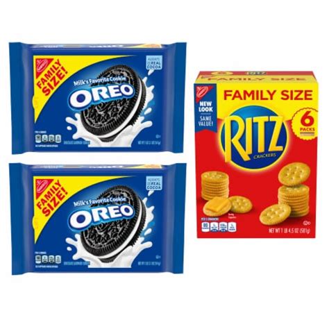 Nabisco Variety Pack Oreo & Ritz Crackers, 3 ct - Fred Meyer