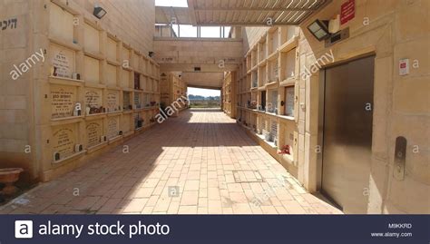 Above ground burial crypts in the Jewish Cemetery in Herzlia, Israel ...