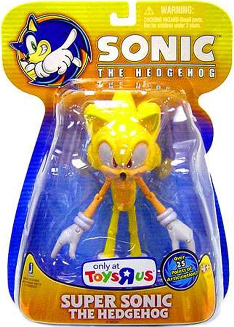 Sonic The Hedgehog Super Sonic Exclusive 5 Action Figure Yellow Version ...