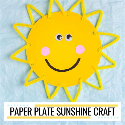 Paper Plate Sun Craft | AllFreeKidsCrafts.com