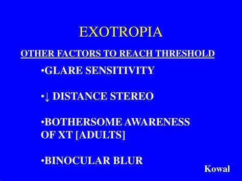 PPT - EXOTROPIA PowerPoint Presentation, free download - ID:414817