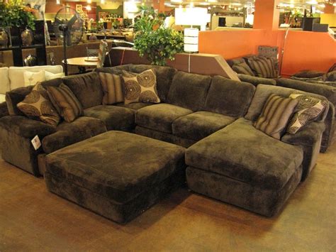 15 Collection of Sectional Couches with Large Ottoman