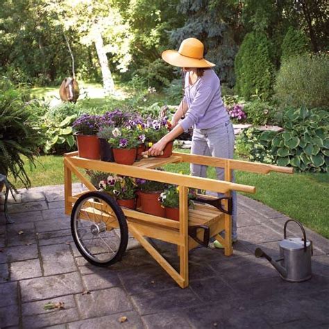 Wooden Garden Cart