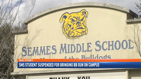 Student brought BB gun to Semmes Middle school to sell to another student