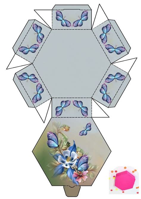 Paper Crafts Diy, Paper Projects, Printable Box, Printables, Paper Box Template, Box Patterns ...