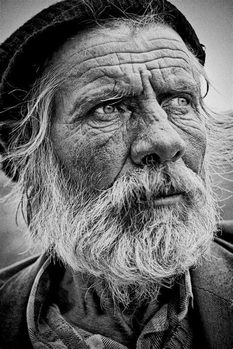 Pin by Rudolph Müller on Faces, black & white | Old man portrait, Male portrait, Portrait