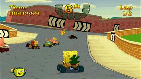 Nicktoons Racing - SpongeBob - Cup 2 (PlayStation 1) - YouTube