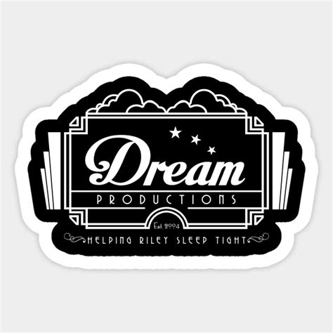 DREAM PRODUCTIONS (WHITE) - INSIDE OUT - Inside Out - Sticker | TeePublic