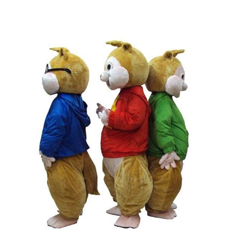 Alvin and the Chipmunks Mascot Costume for Cosplay and Anime Fans | Shopee Malaysia