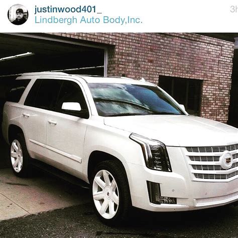 All White Escalade | Auto body repair, Auto body, Cars and motorcycles