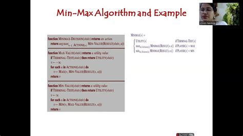 OPTIMAL DECISIONS IN GAMES /Min-Max Algorithm with example - YouTube