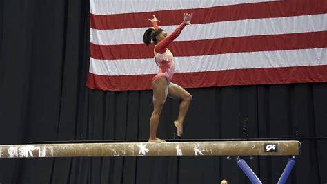 Simone Biles - Balance Beam - 2018 GK U.S. Classic - Senior Competition - YouTube